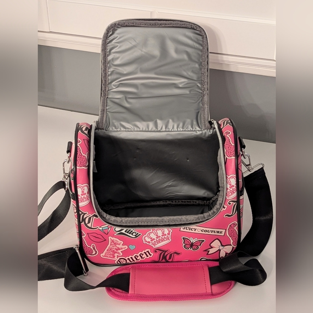 NWT Juicy Couture Large Insulated Tote/Shoulder/Crossbody Lunch/Snack Bag/Box - Picture 5 of 16